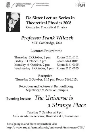 Lectures Programme