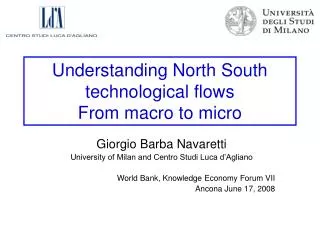 Understanding North South technological flows From macro to micro