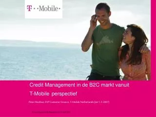 credit management in de b2c markt vanuit t mobile perspectief