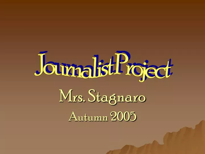 mrs stagnaro autumn 2005