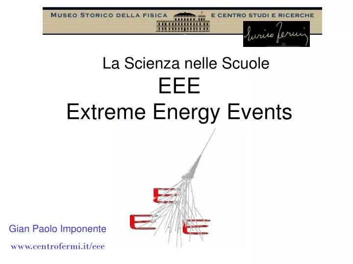 eee extreme energy events