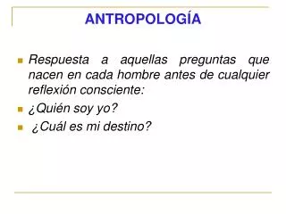 antropolog a
