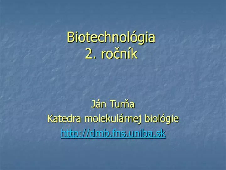 biotechnol gia 2 ro n k