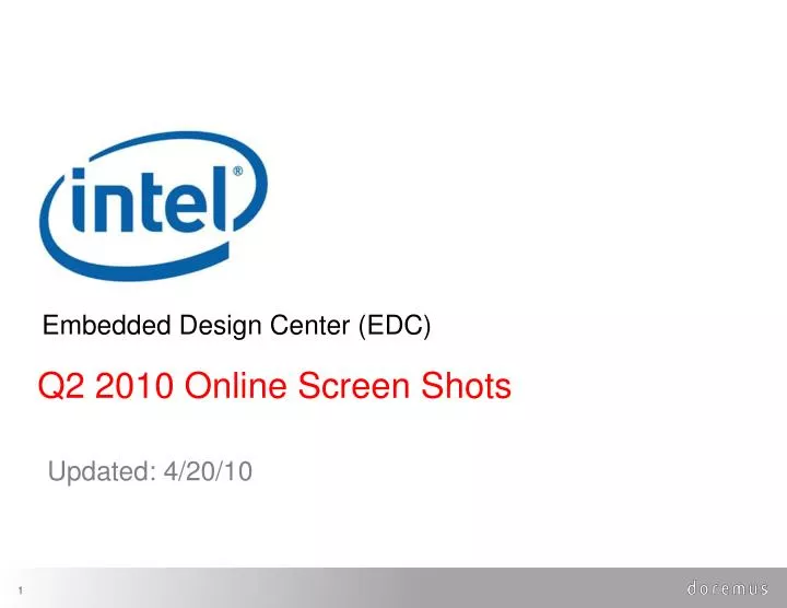 q2 2010 online screen shots
