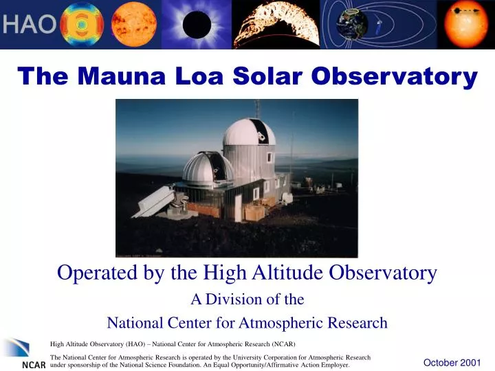 the mauna loa solar observatory