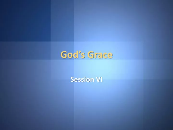 god s grace