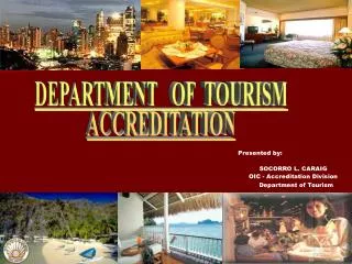 DEPARTMENT OF TOURISM ACCREDITATION