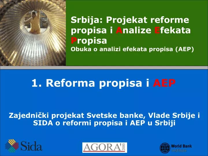 srbija projekat reforme propisa i a nalize e fekata p ropisa obuka o analizi efekata propisa aep