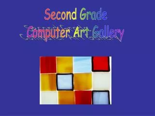 Second Grade Computer Art Gallery