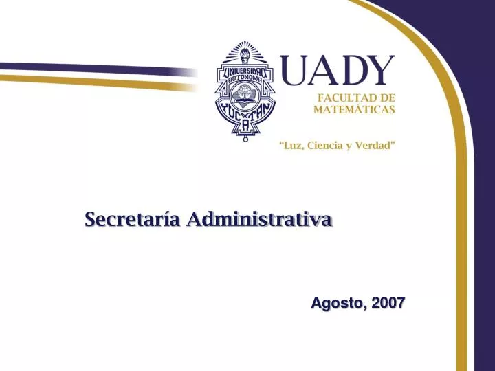 secretar a administrativa