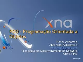 poo programa o orientada a objetos