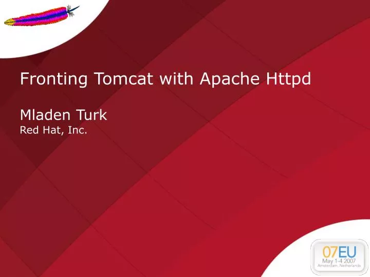 fronting tomcat with apache httpd mladen turk red hat inc