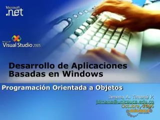 desarrollo de aplicaciones basadas en windows