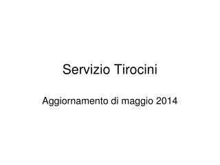servizio tirocini