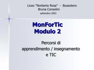 monfortic modulo 2