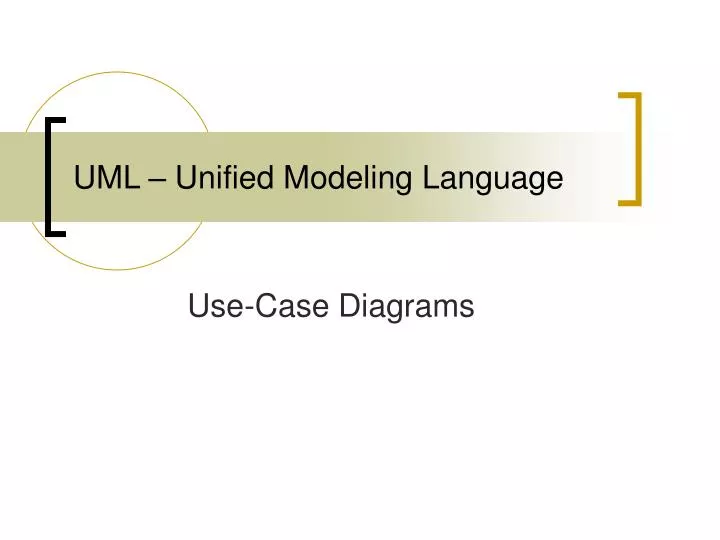uml unified modeling language