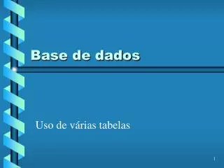 base de dados