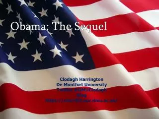 Obama: The Sequel