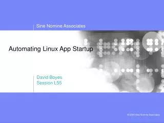 Automating Linux App Startup