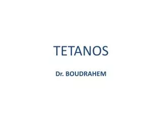 tetanos