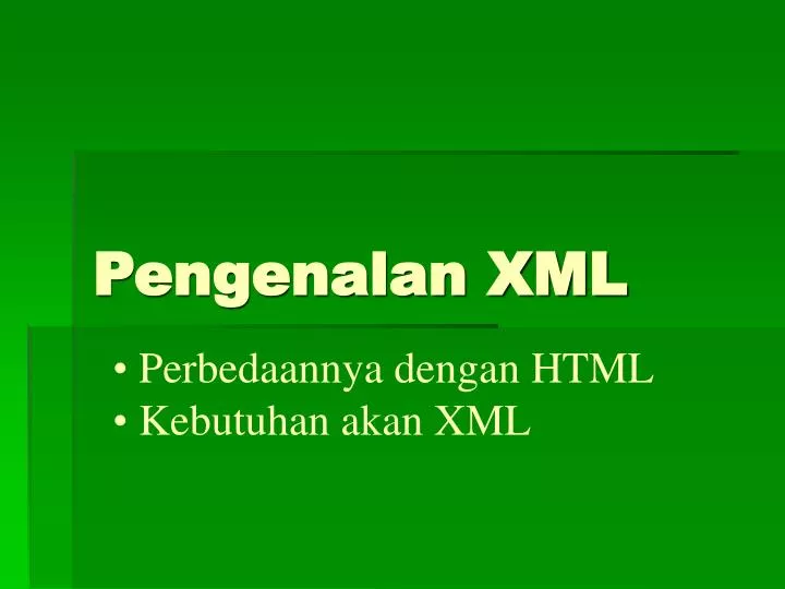 pengenalan xml