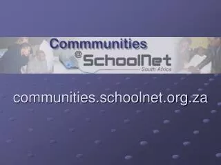 communities.schoolnet.za