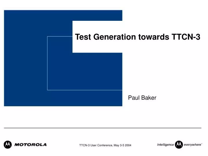 test generation towards ttcn 3