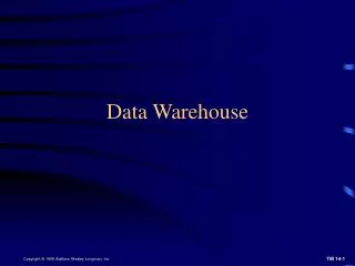 Data Warehouse