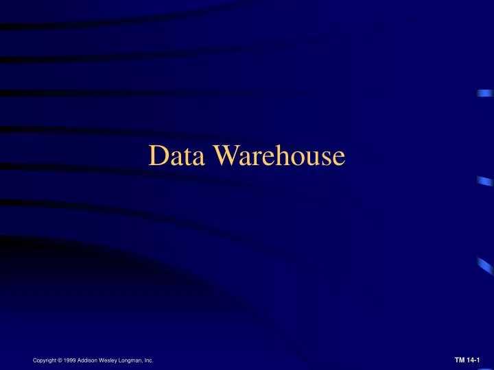 data warehouse