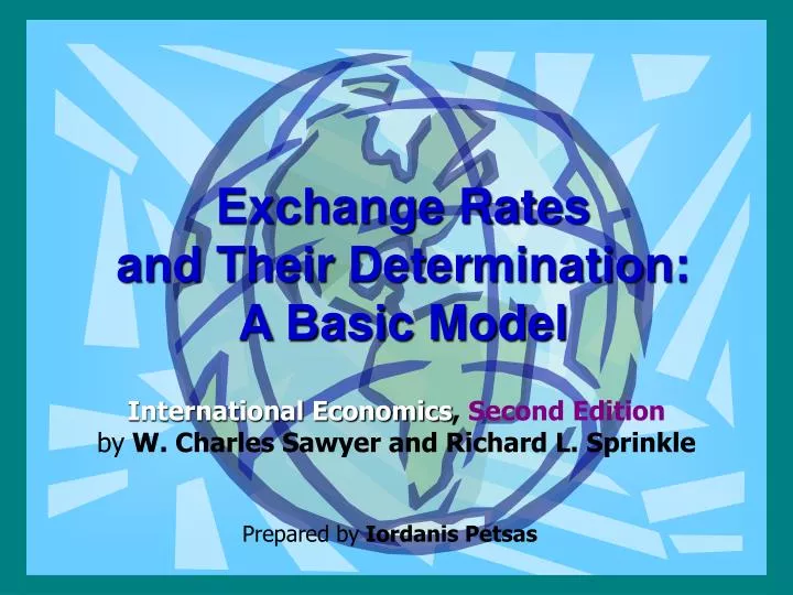 exchange rates and their determination a basic model