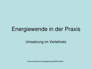 energiewende in der praxis