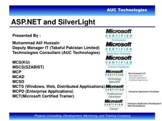 ASP.NET and SilverLight