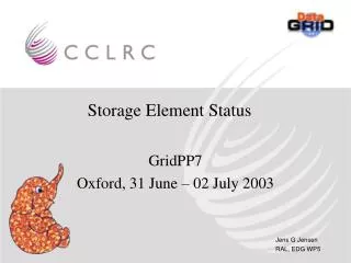 Storage Element Status