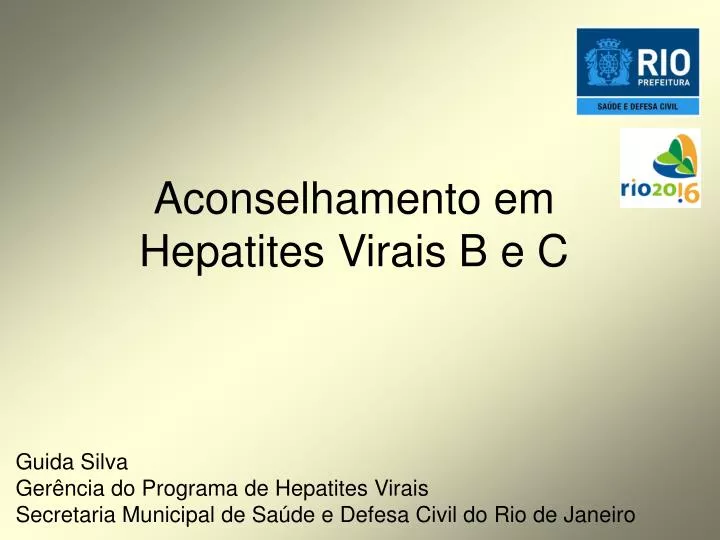 aconselhamento em hepatites virais b e c