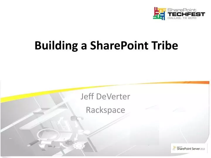 buil ding a sharepoint tribe