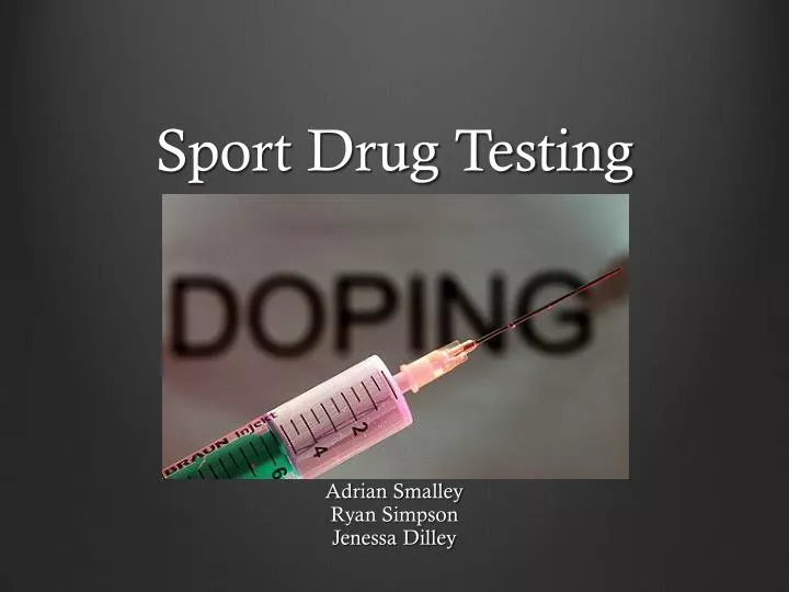 sport drug testing