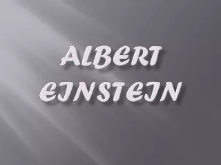 alber t einstein