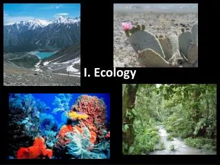 I. Ecology