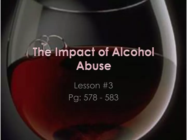the impact of alcohol abuse