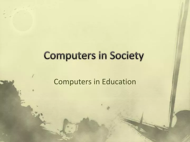 computers in society