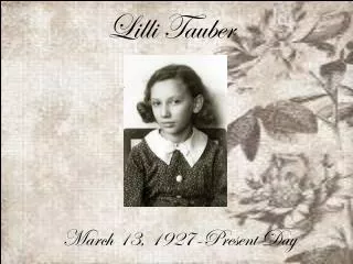 Lilli Tauber