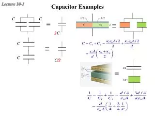 Capacitor Examples