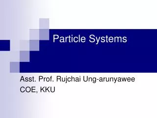 Particle Systems