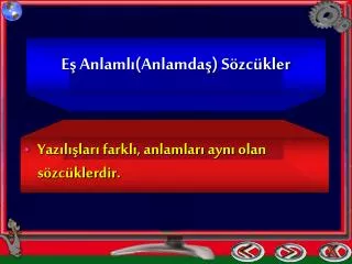 e anlaml anlamda s zc kler