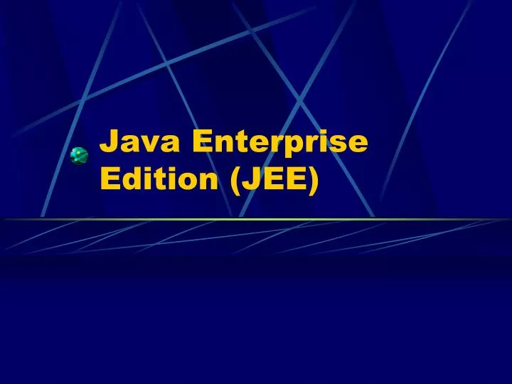 java enterprise edition jee
