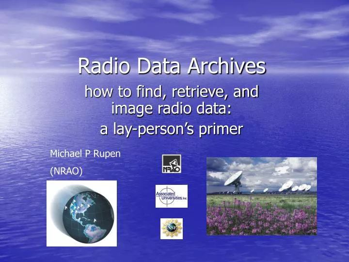 radio data archives