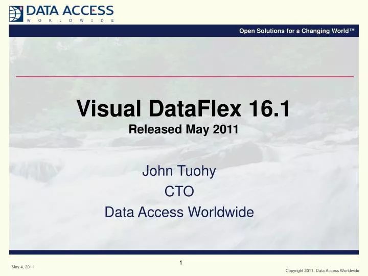 visual dataflex 16 1 released may 2011