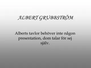 albert grubbstr m