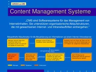 content management systeme