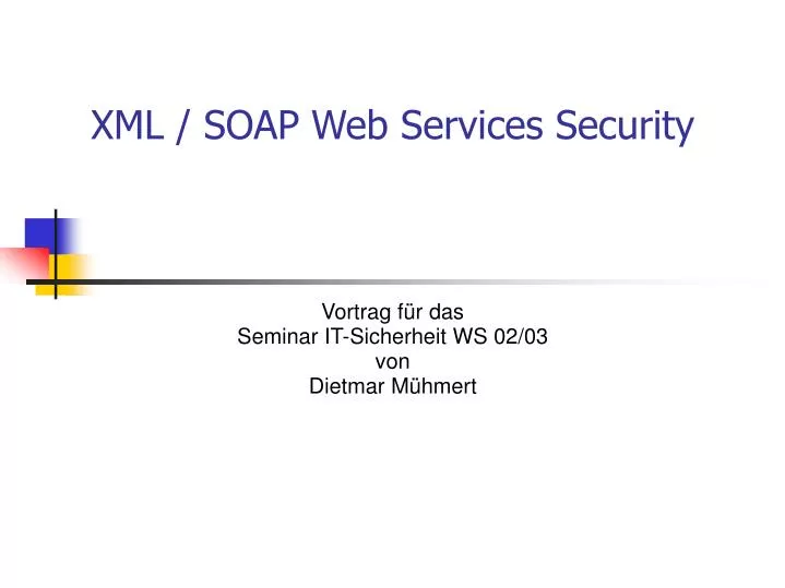 xml soap web services security